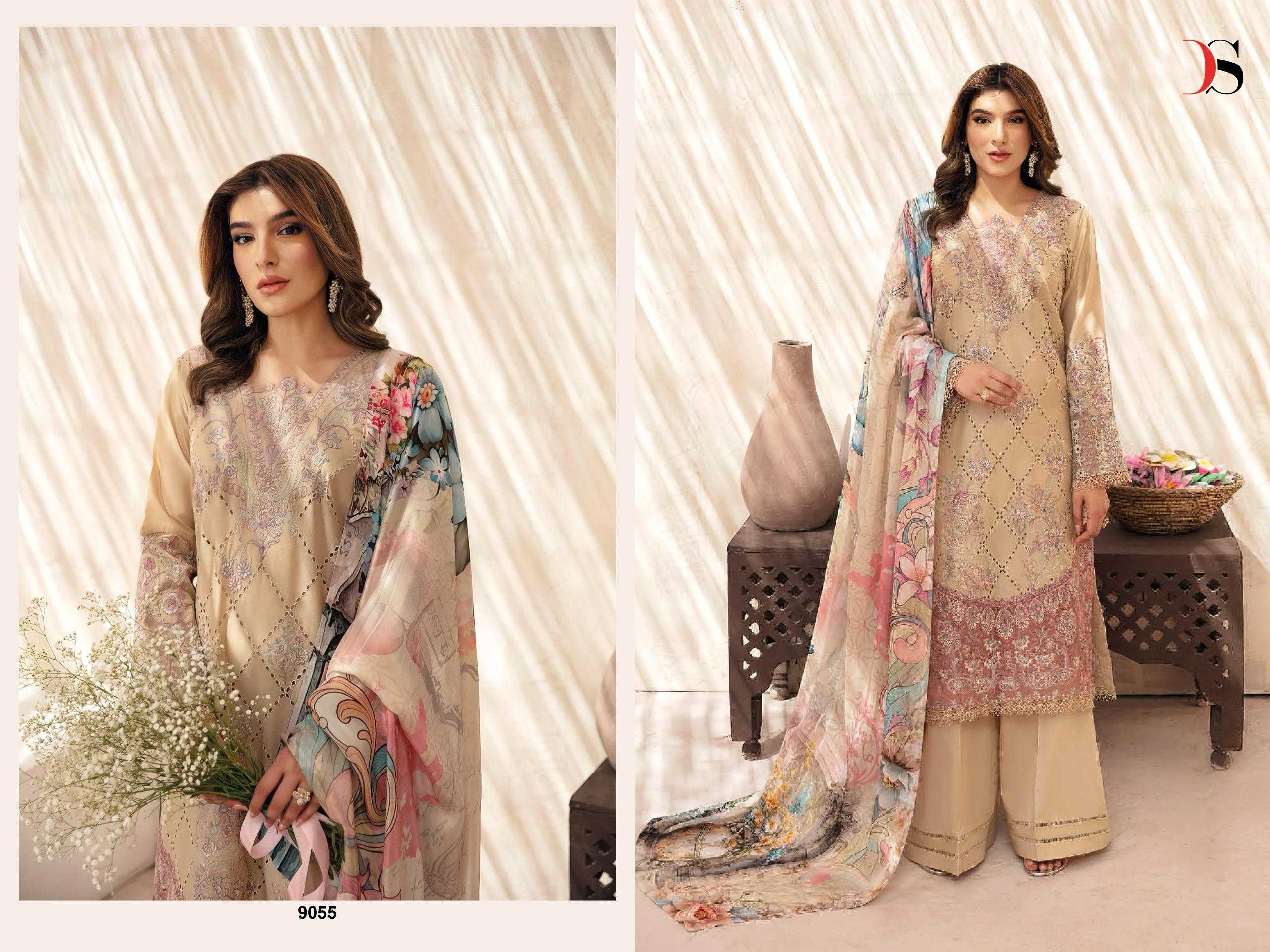 Deepsy Ramsha Luxury Lawn Catalog Cotton Dupatta ladies pakistani designer suits