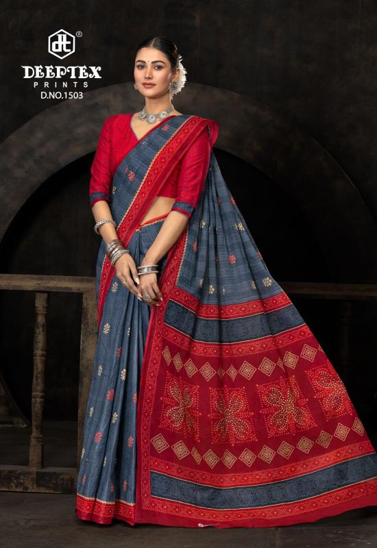 Deeptex Prime Time Vol-15 – Cotton Sarees - Wholesale Catalog