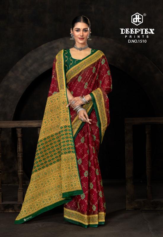 Deeptex Prime Time Vol-15 – Cotton Sarees - Wholesale Catalog