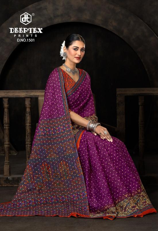 Deeptex Prime Time Vol-15 – Cotton Sarees - Wholesale Catalog