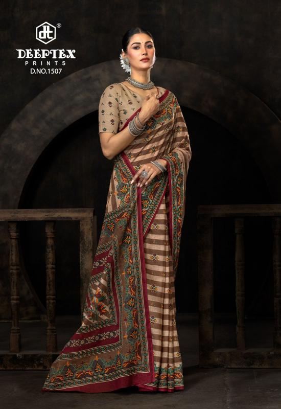 Deeptex Prime Time Vol-15 – Cotton Sarees - Wholesale Catalog