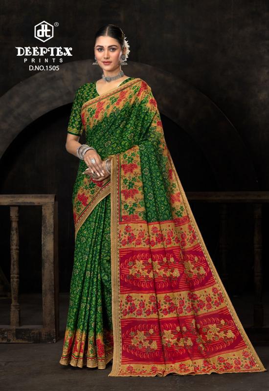 Deeptex Prime Time Vol-15 – Cotton Sarees - Wholesale Catalog