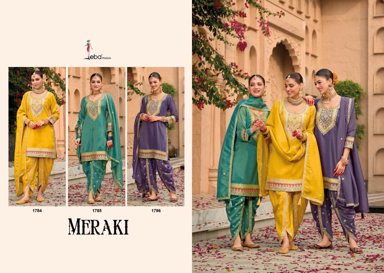 Eba Meraki Catalog wholesale ready made salwar kameez