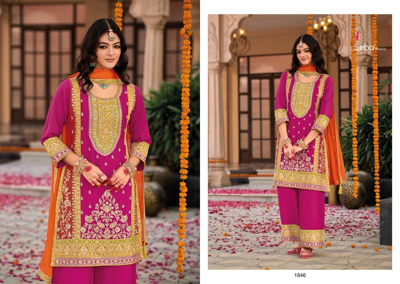 Eba Swara Vol 2 Catalog pakistani chiffon embroidered suits