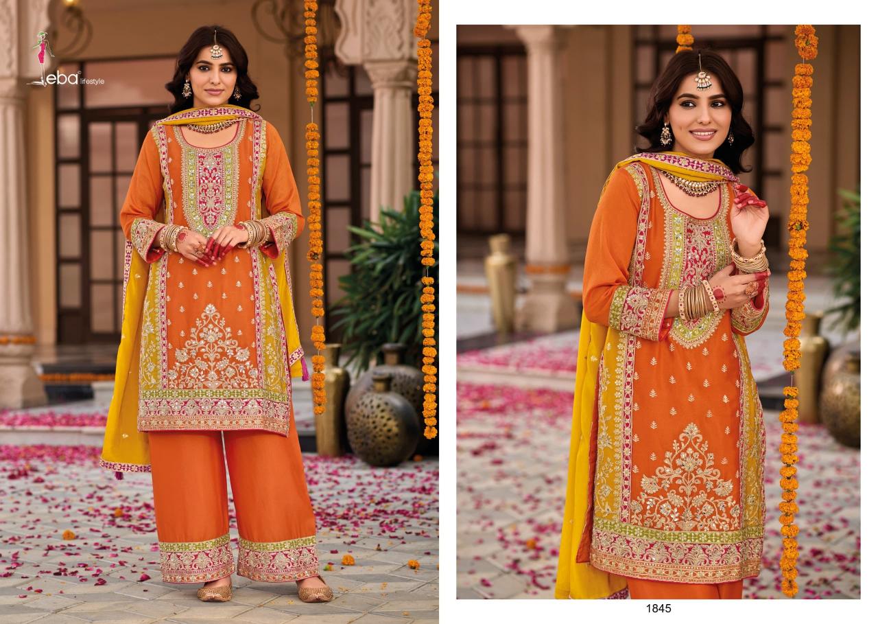 Eba Swara Vol 2 Catalog pakistani chiffon embroidered suits