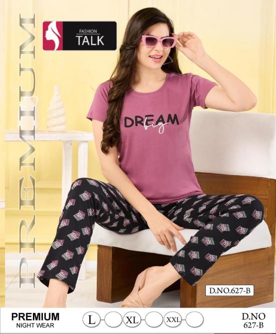 Fashion Talk VOL.PC 627 Catalog night suit manufacturers in ahmedabad