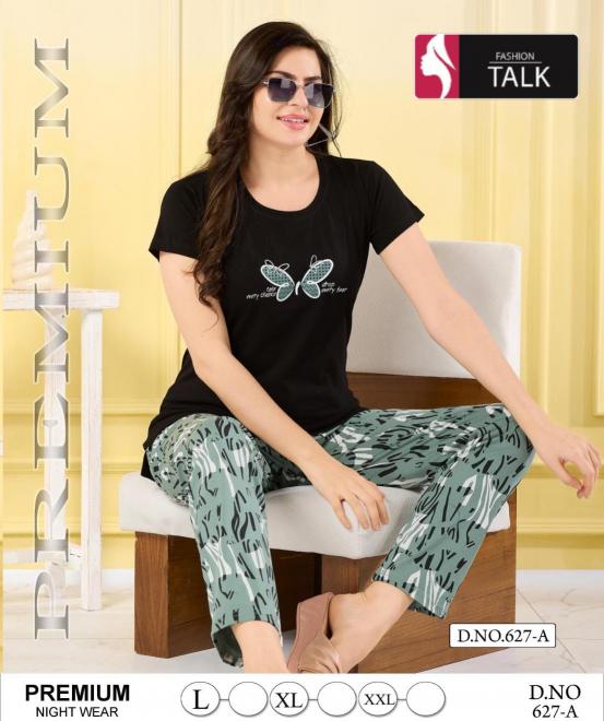 Fashion Talk VOL.PC 627 Catalog night suit manufacturers in ahmedabad