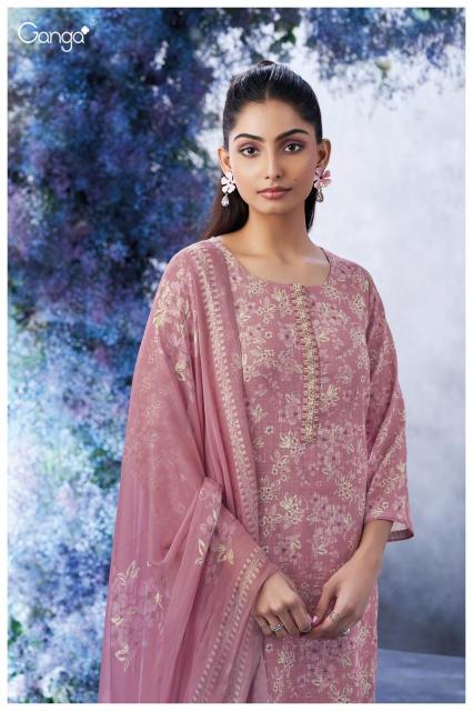 Ganga Althea 2851 Catalog unstitched heavy salwar kameez in jaipur wholesale