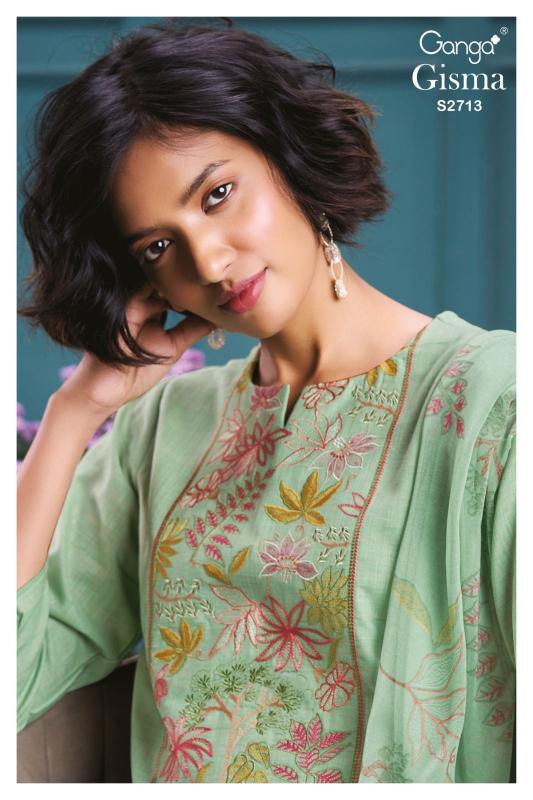 Ganga Gisma 2713 Catalog wholesale dealers of salwar kameez in ahmedabad