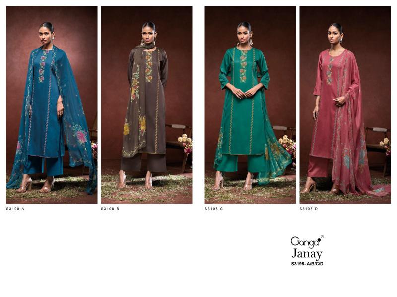 Ganga Janay 3198 Catalog wholesale salwar kameez pakistan