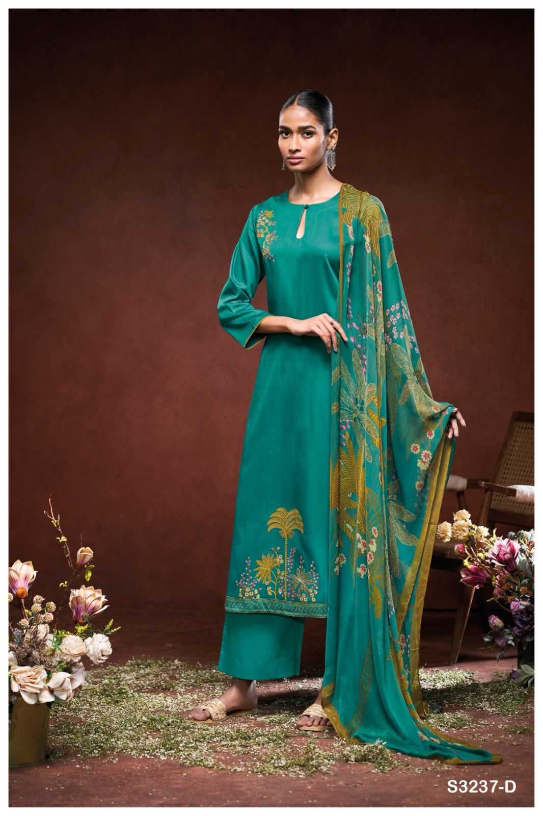 Ganga Lemei 3237 Catalog dress material wholesale