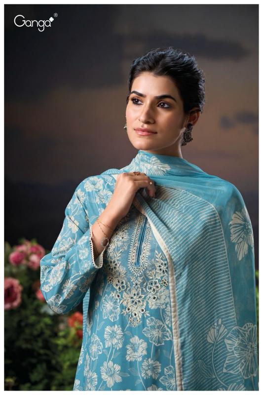 Ganga Terina 3263 Catalog viscose salwar kameez wholesale catalog