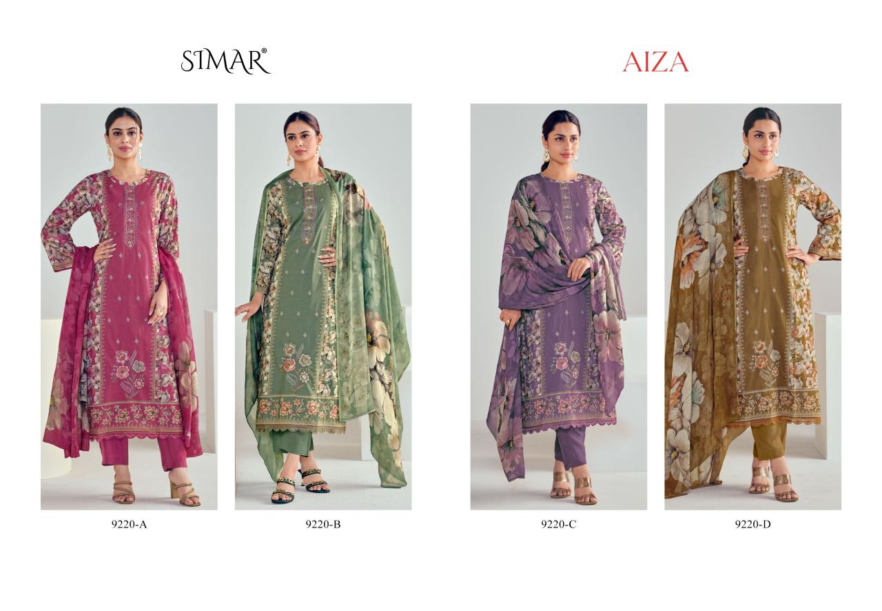 Glossy Simar Aiza Catalog cotton salwar kameez