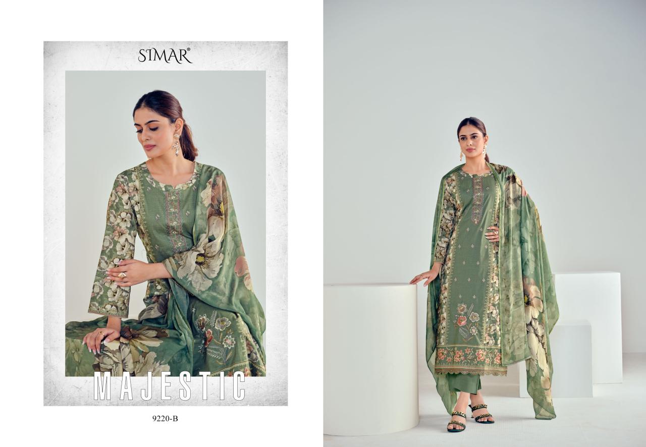 Glossy Simar Aiza Catalog cotton salwar kameez