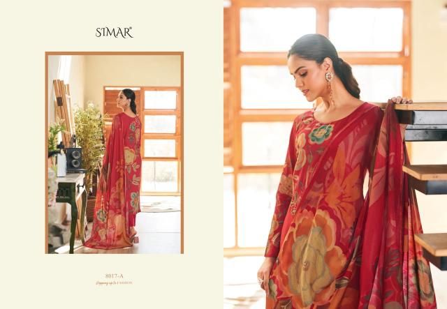 Glossy Simar Prisha 8017A to 8017D Catalog salwar suits wholesale