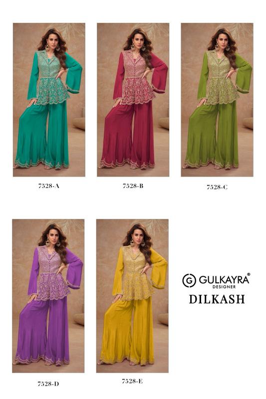 Gulkayra Dilkash Catalog indo western wholesale in delhi