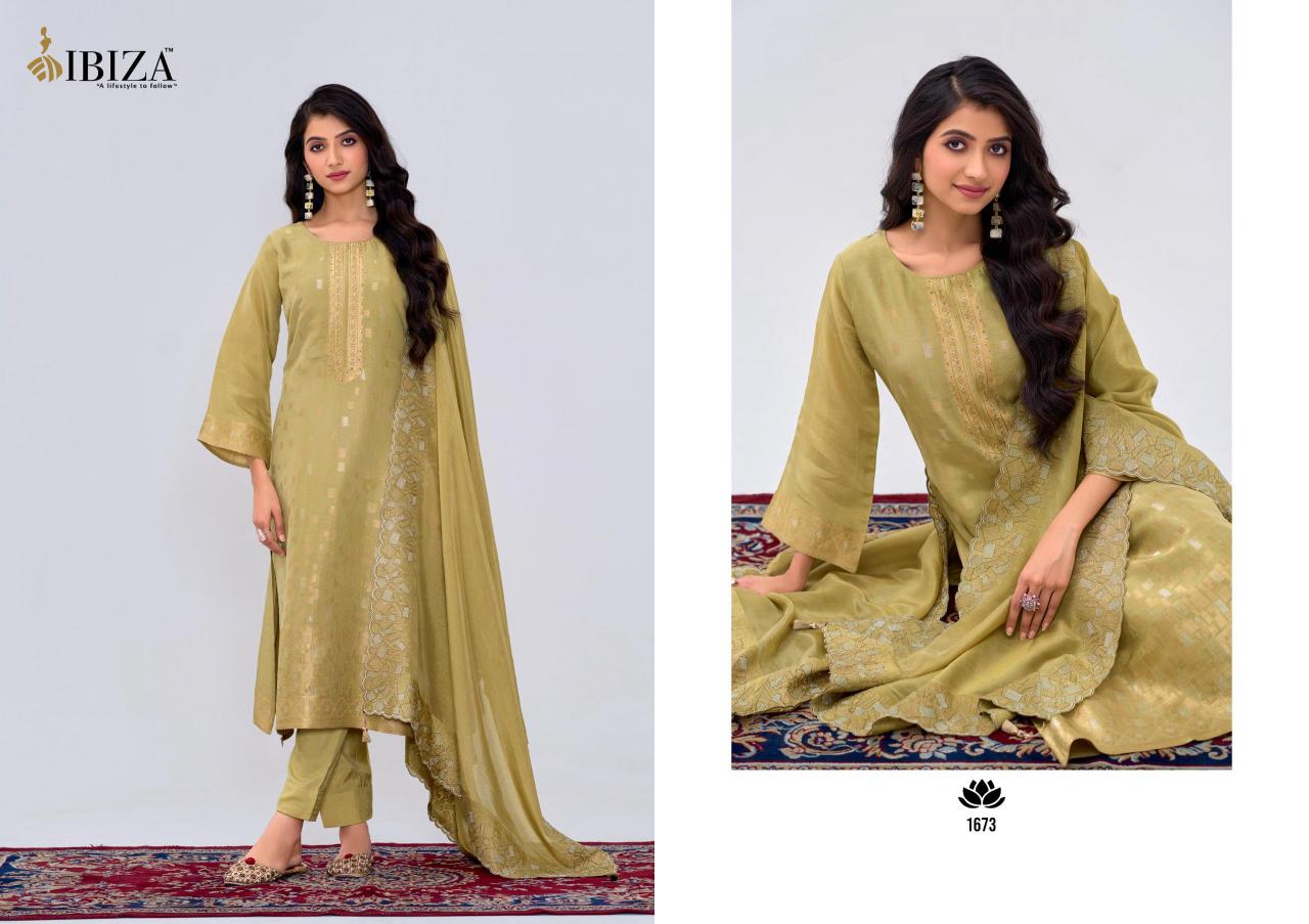 Ibiza Saaj Catalog Silk Shimmer Salwar Kameez