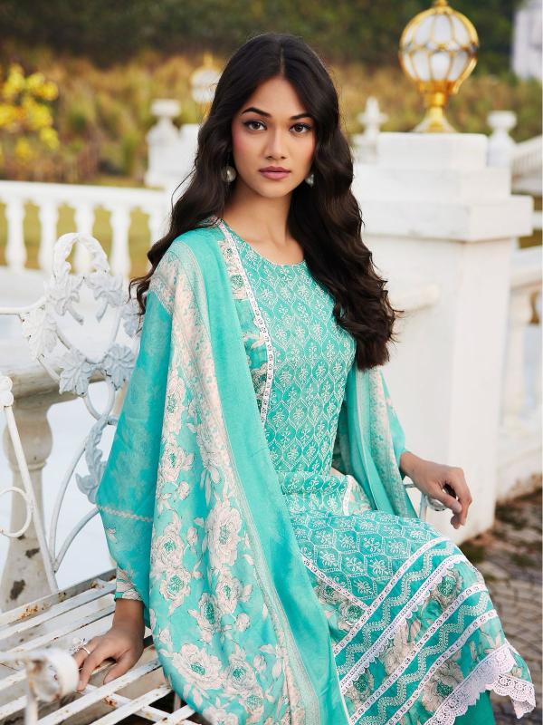 Ibiza Sitara Catalog party wear unstitched salwar kameez suit material