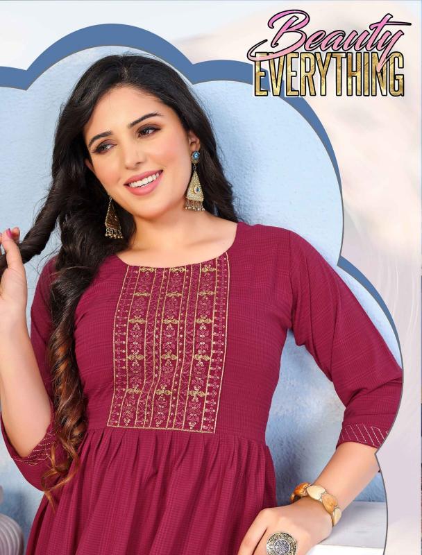 JLF Beauty Everything Catalog single piece kurti