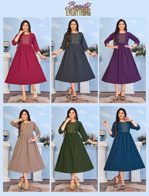 JLF Beauty Everything Catalog single piece kurti