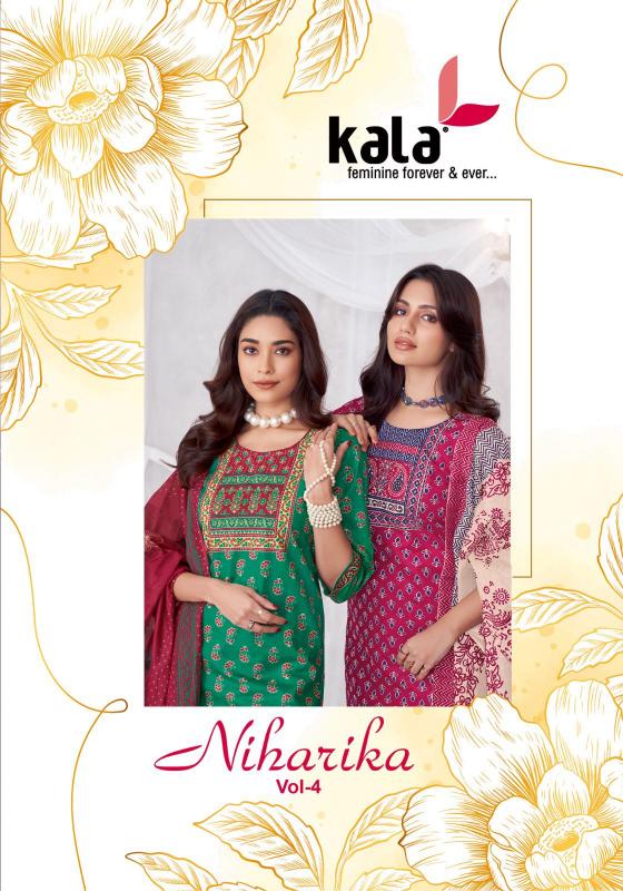 Kala Niharika Vol-04 – Dress Material - Wholesale Catalog