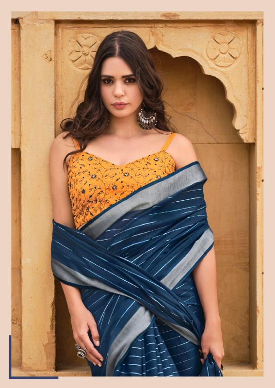 Kashvi Abhilasha Vol 3 Catalog elegant linen sarees in myntra india