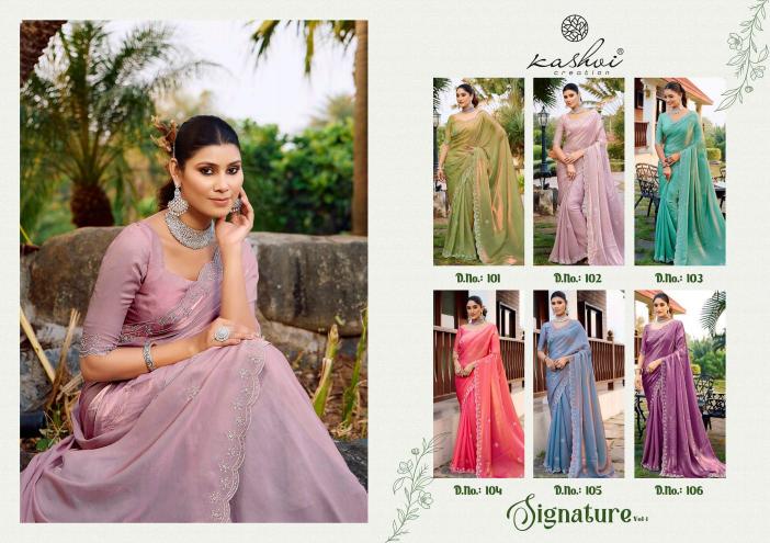 Kashvi Signature Vol 1 Catalog wholesale silk sarees in india