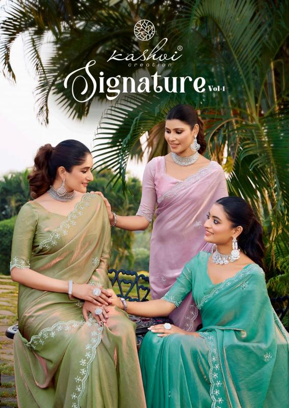 Kashvi Signature Vol 1 Catalog wholesale silk sarees in india