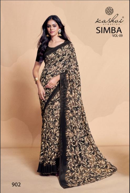 Kashvi Simba Vol 9 Catalog aiswarya sarees geogrett sarees craft india