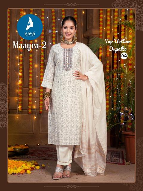 Kaya Maayra 2 Catalog latest kurti and pant design