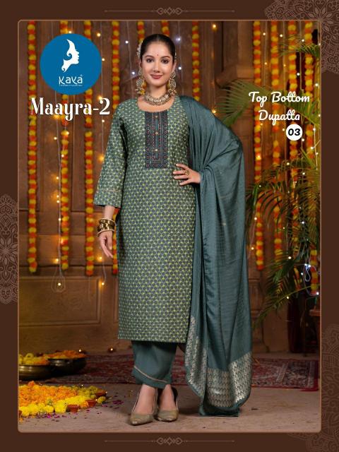 Kaya Maayra 2 Catalog latest kurti and pant design