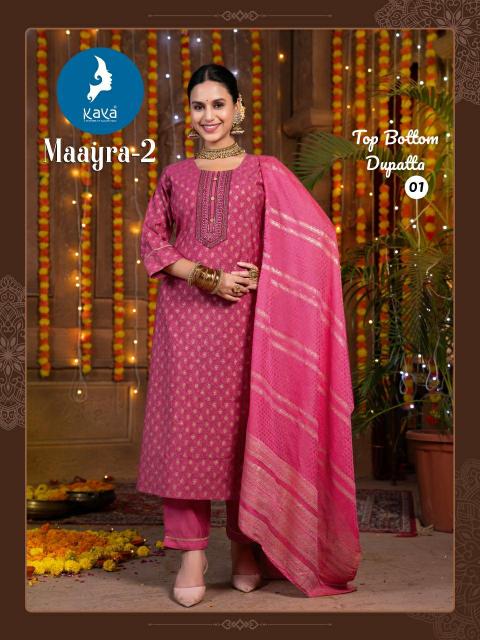 Kaya Maayra 2 Catalog latest kurti and pant design