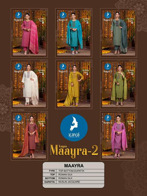 Kaya Maayra 2 Catalog latest kurti and pant design