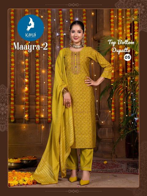 Kaya Maayra 2 Catalog latest kurti and pant design