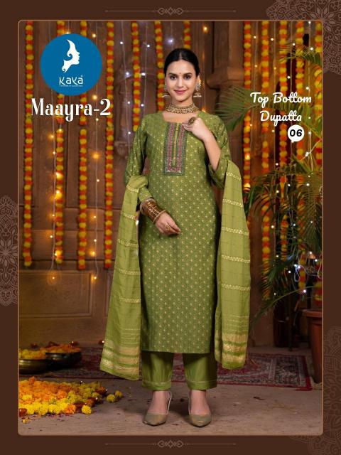 Kaya Maayra 2 Catalog latest kurti and pant design