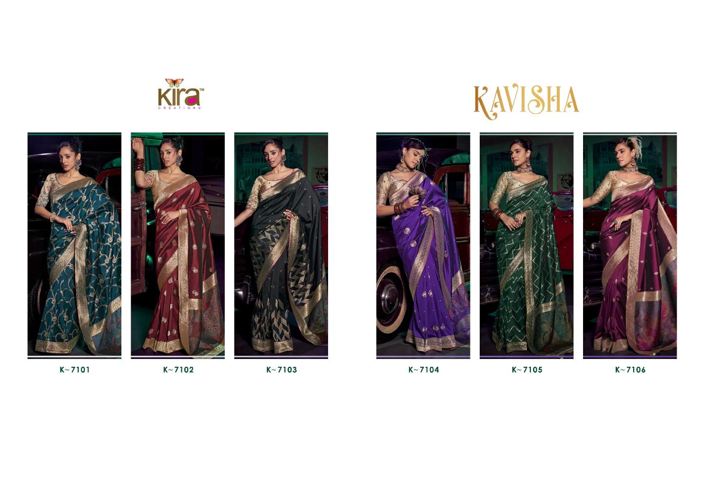 Kira Kavisha catalog ghicha silk saree in india