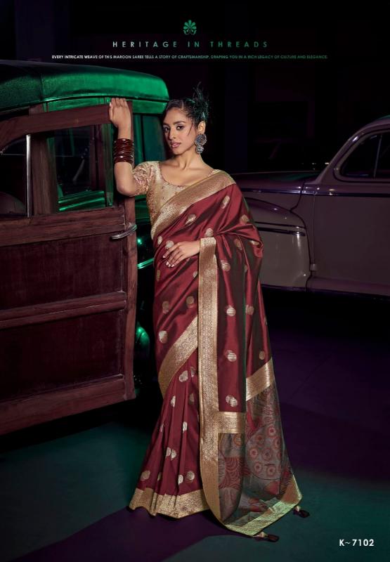 Kira Kavisha catalog ghicha silk saree in india