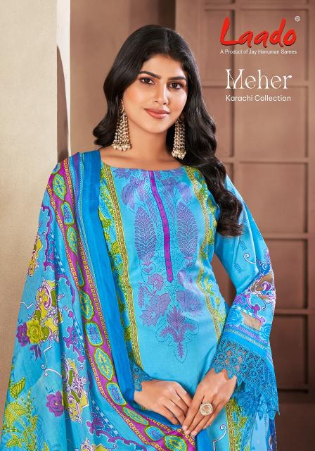 Laado Meher Vol-01 - Karachi Dress Material  - Wholesale Catalog