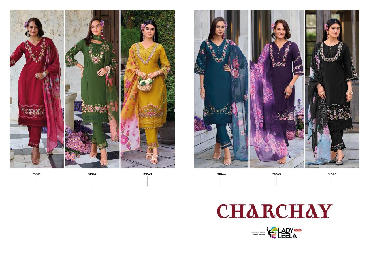 Lady Leela Charchay Catalog best quality jaipur kurti manufacturer &wholesale