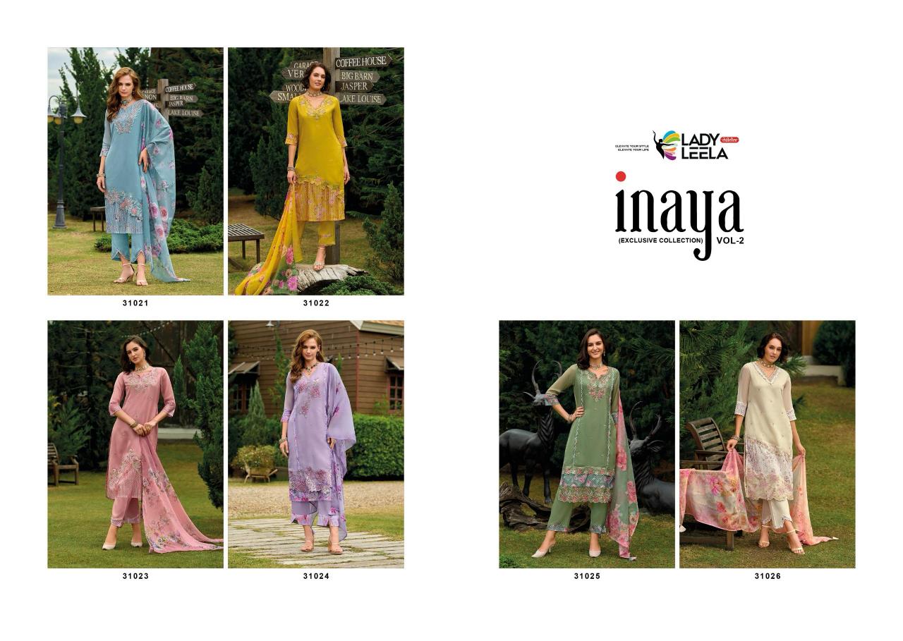 Lady Leela Inaya vol 2 Catalog nspl kurti manufacturer wholesale jaipur