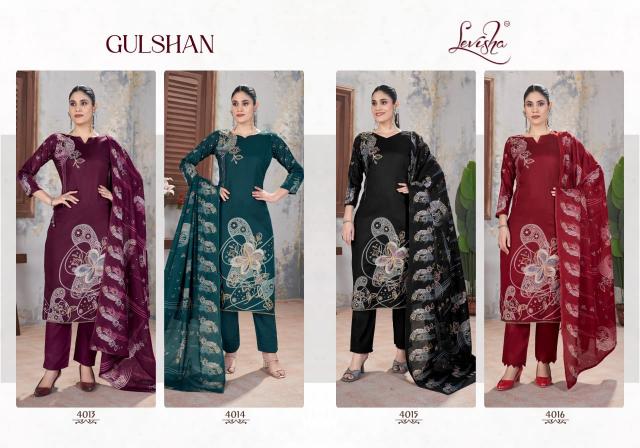 Levisha Gulshan Catalog ladies suit dress material at wholesale rate