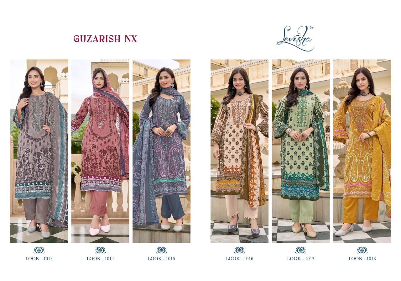 Levisha Guzarish Nx Catalog wholesale dress materials suppliers in thrissur