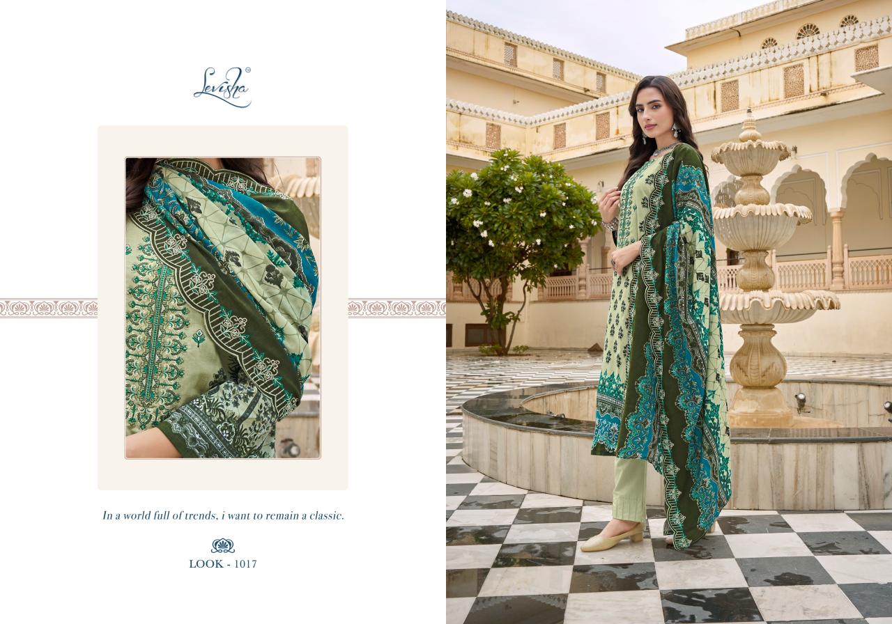 Levisha Guzarish Nx Catalog wholesale dress materials suppliers in thrissur