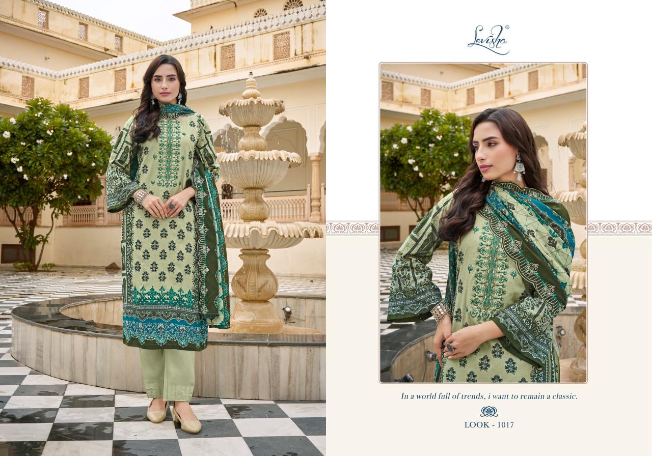 Levisha Guzarish Nx Catalog wholesale dress materials suppliers in thrissur