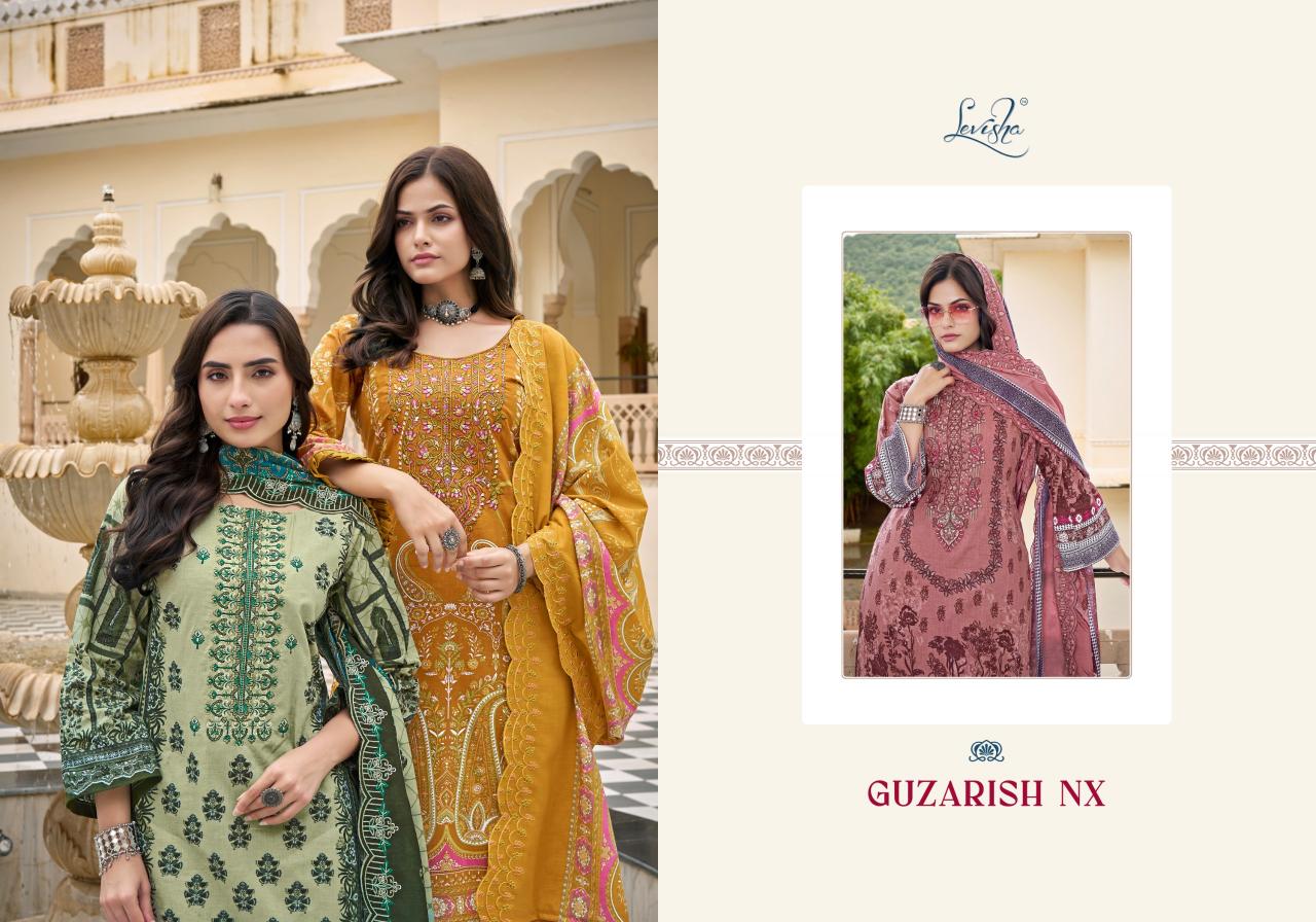 Levisha Guzarish Nx Catalog wholesale dress materials suppliers in thrissur