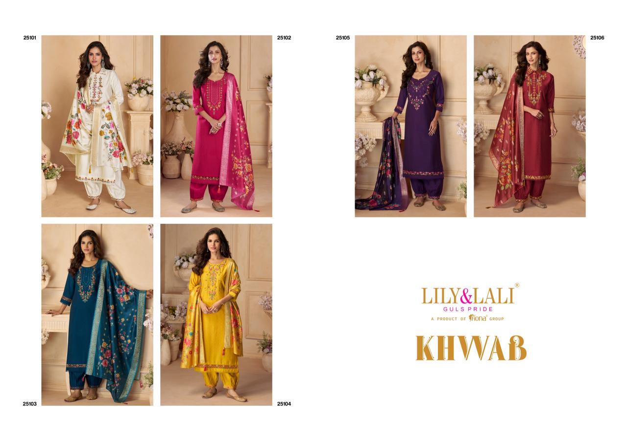 Lily & Lali Khwab catalog wholesale kurtis online