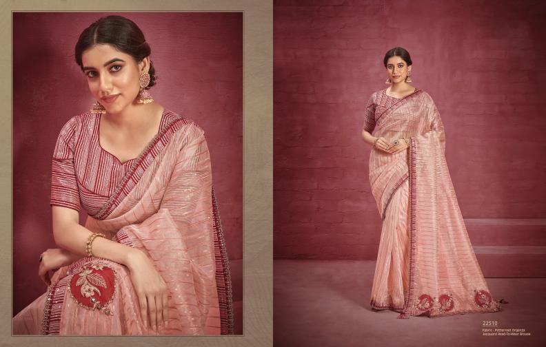 Mahotsav Mohmanthan 22500 Series Nurvi Catalog raw silk sarees online india