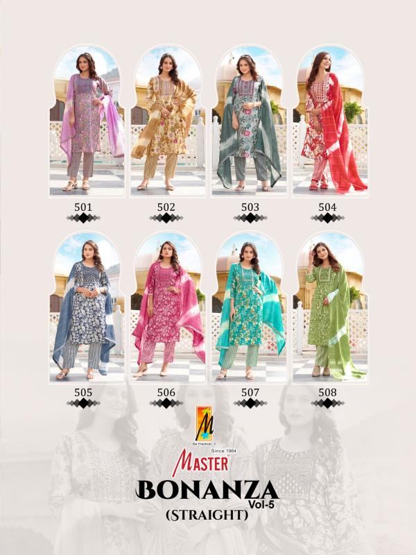 Master Bonaza Vol 5 Catalog kurti sets wholesale