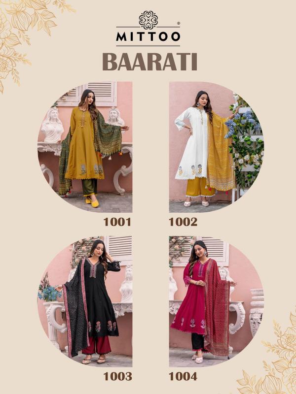 Mittoo Baarati Catalog Vichitra wholesale kurta set