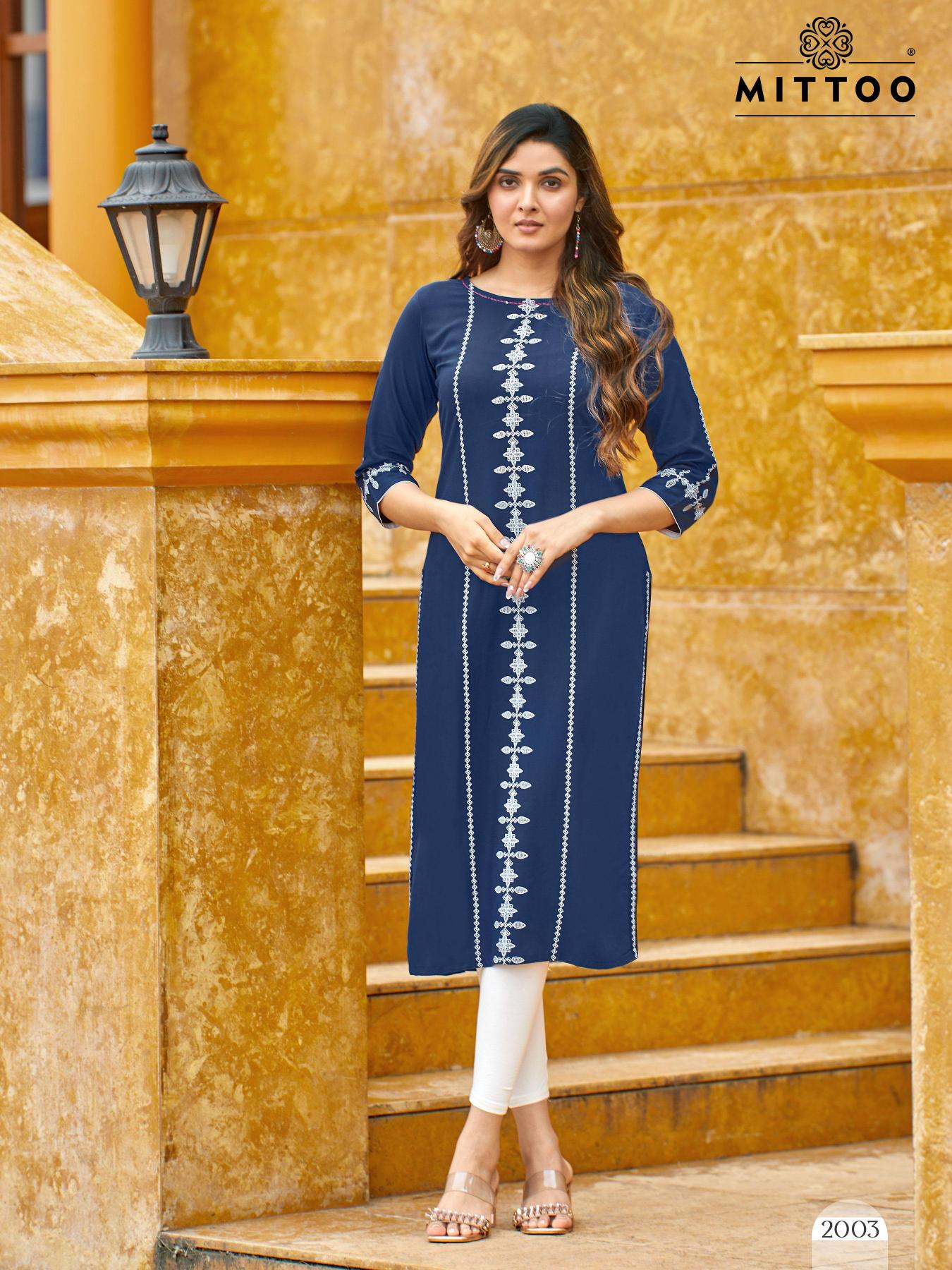 Mittoo Saayra Catalog wholesale kurti manufacturers surat